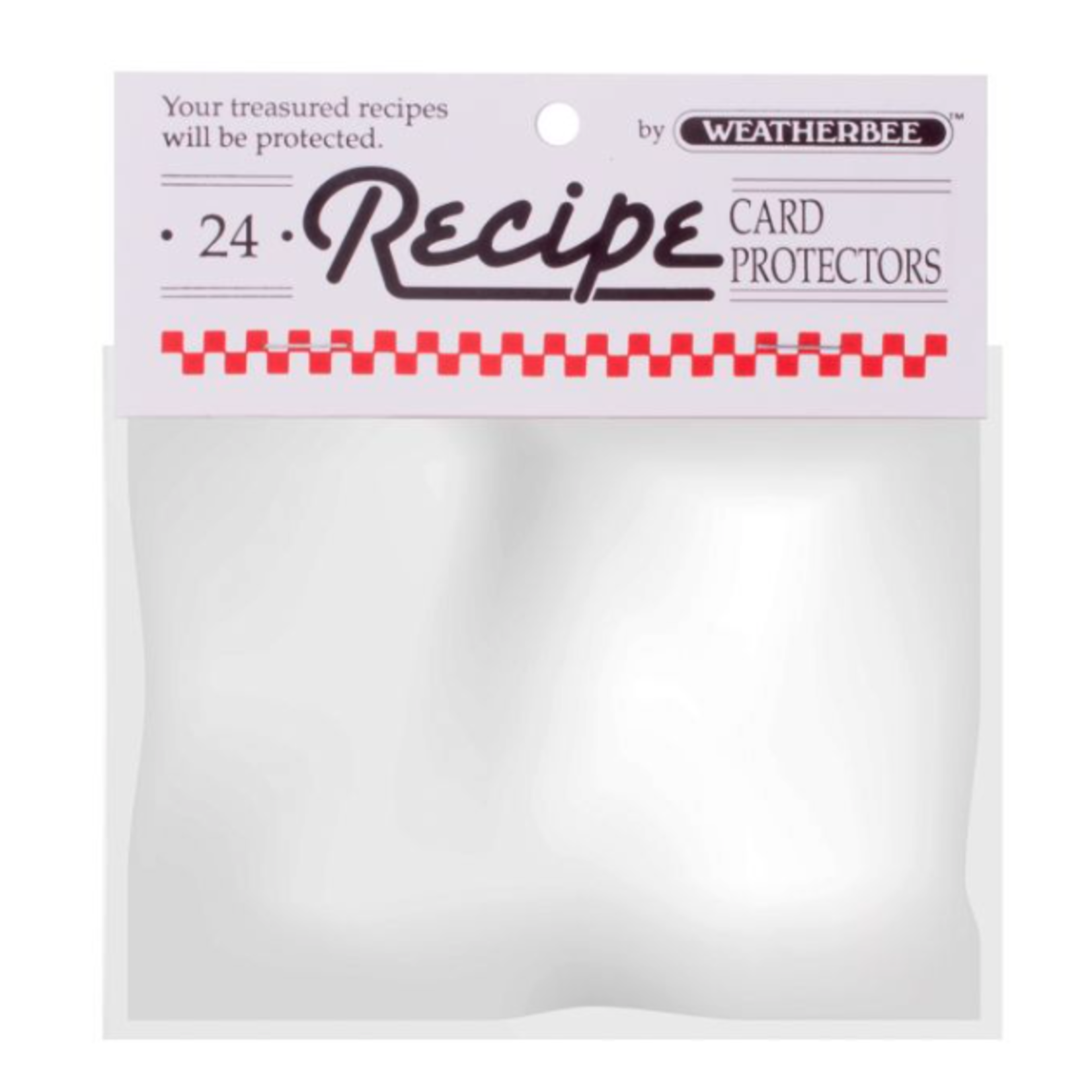 Harold Import Co. Weatherbee Recipe Cards Protector 4 x 6 Set of 24 | Harold Import Co.