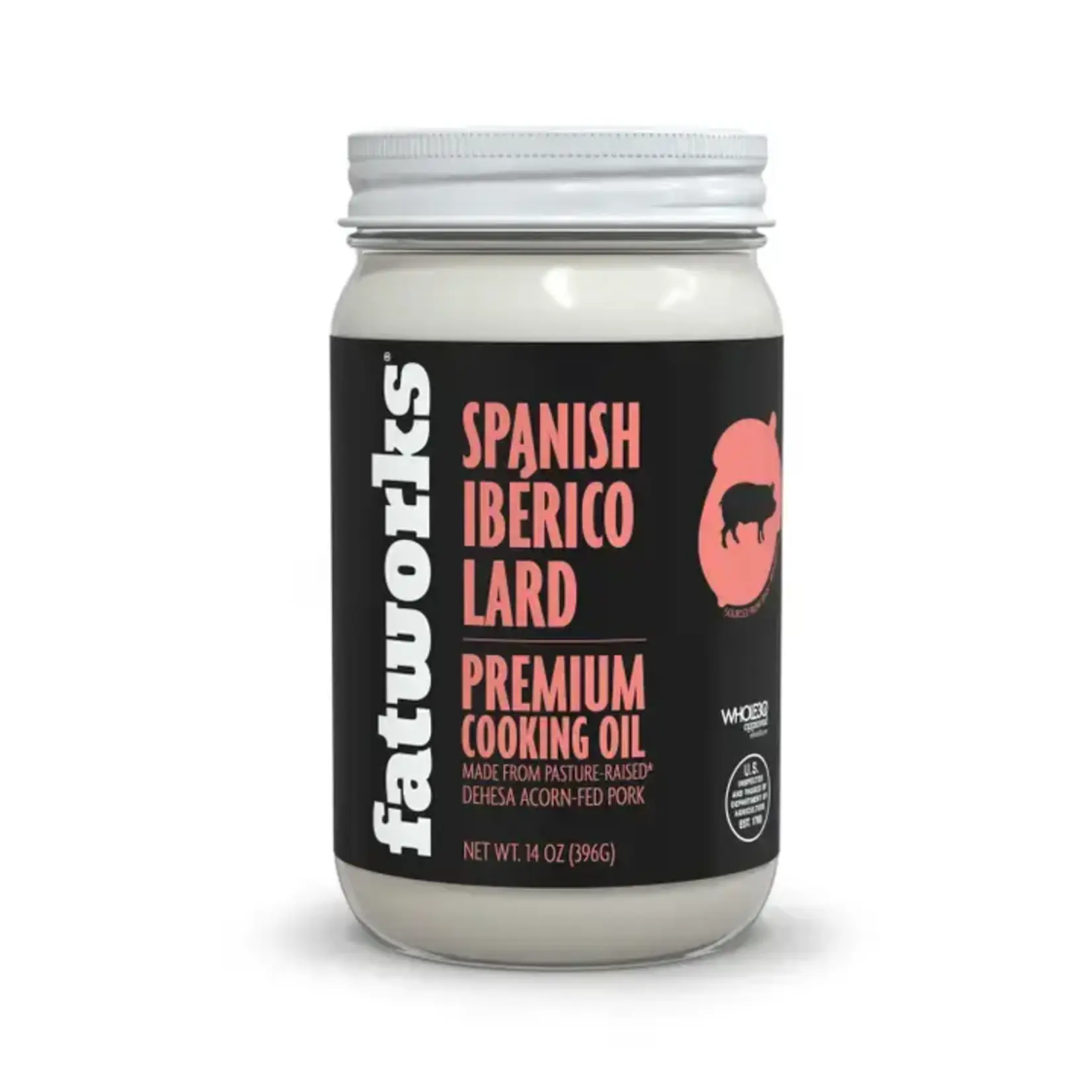 Fatworks Spanish Iberico Lard Pasture Raised 14 oz