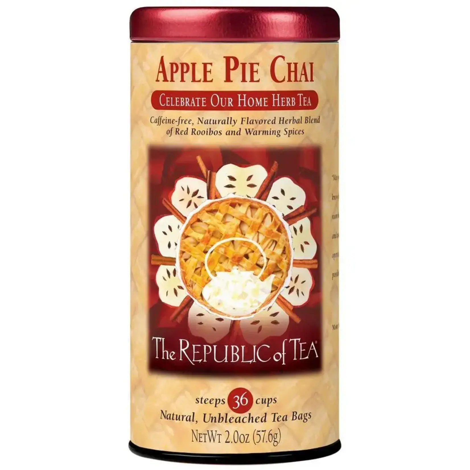 The Republic of Tea Apple Pie Chai Tea (36 TB) | The Republic of Tea