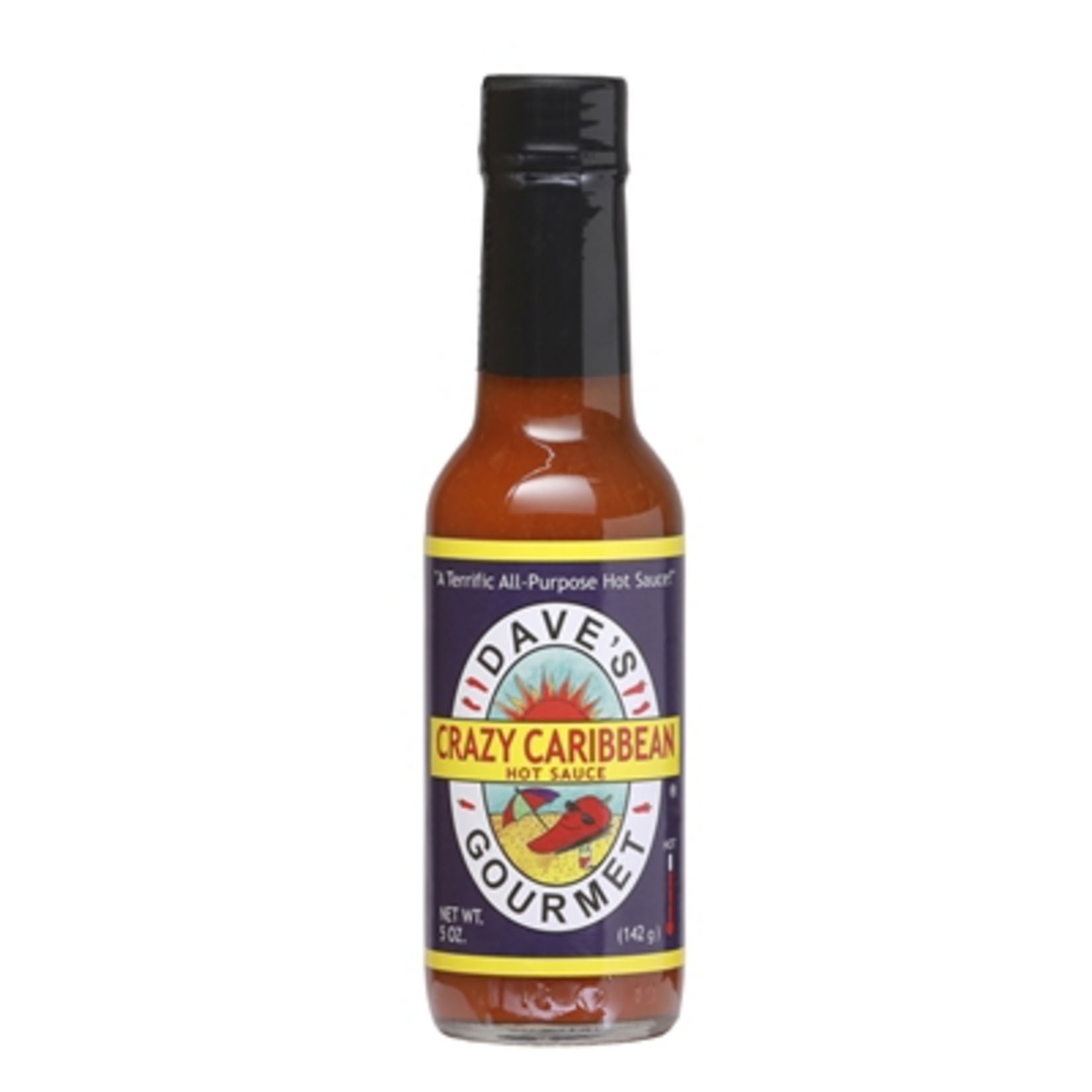 Dave's Gourmet Dave's Gourmet Crazy Caribbean Hot Sauce | Heat Rating: 7