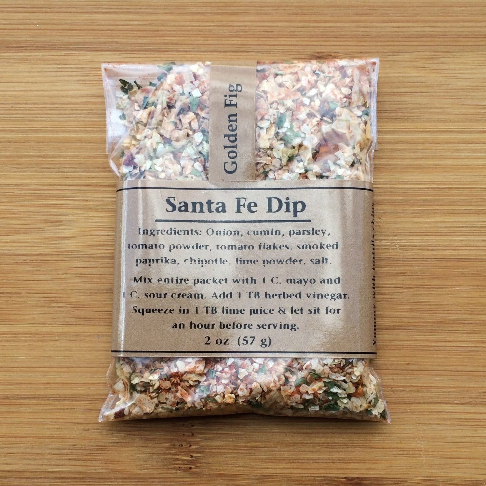 Golden Fig Epicurean Delight Santa Fe Dip Packet | Golden Fig Epicurean Delight