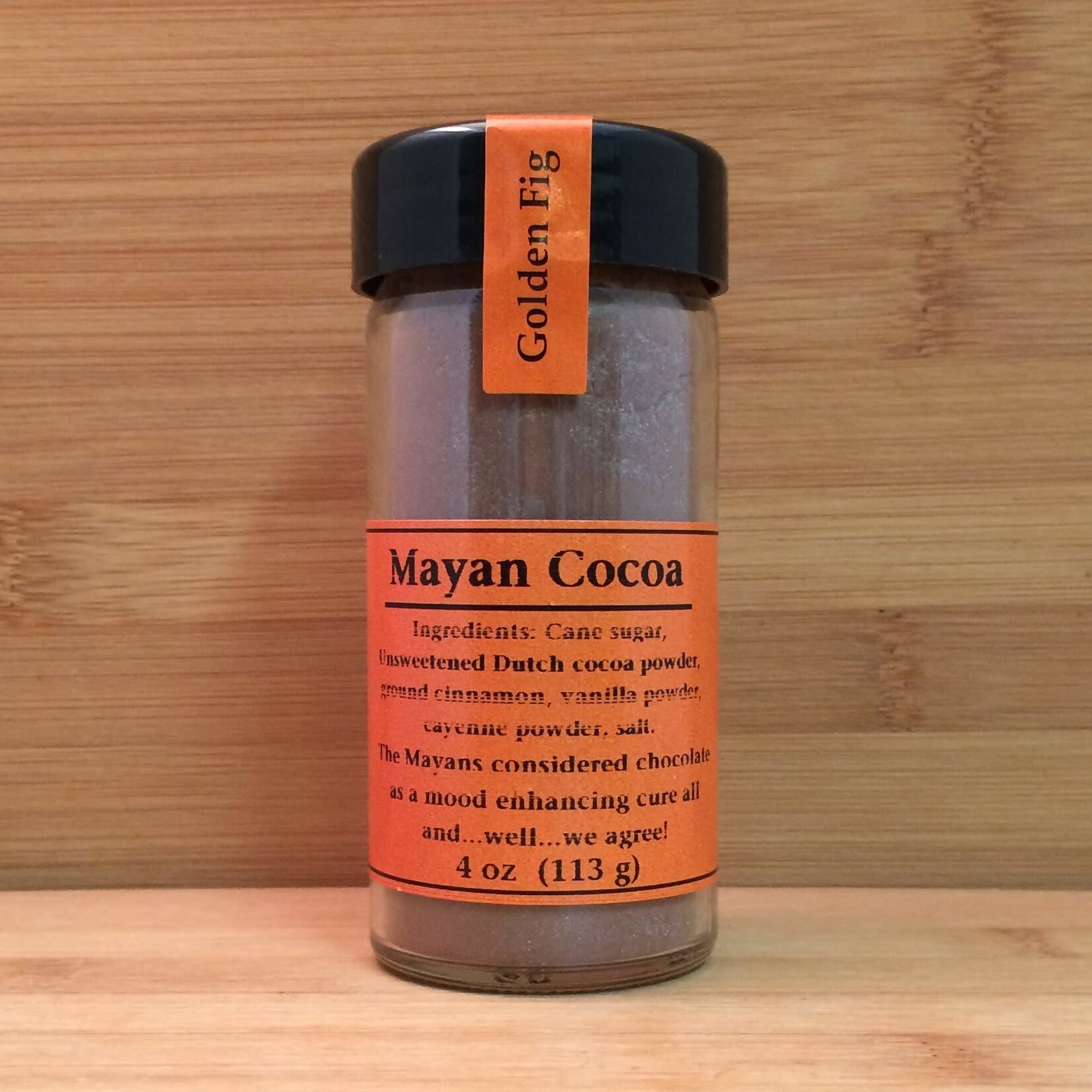 Golden Fig Epicurean Delight Mayan Cocoa | Golden Fig Epicurean Delight