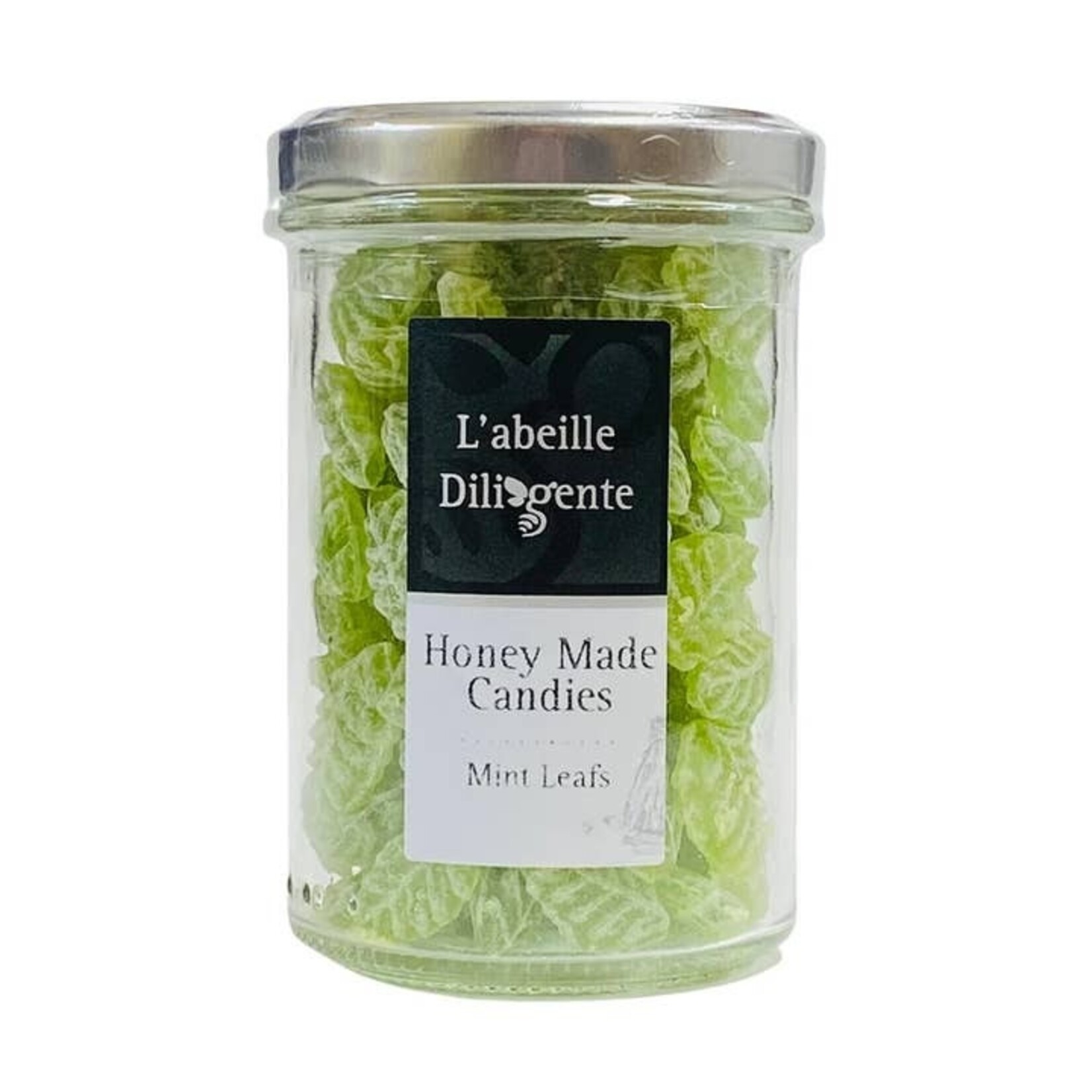 French Mint Leaf Honey Candy L'Abeille Diligente 5.3oz