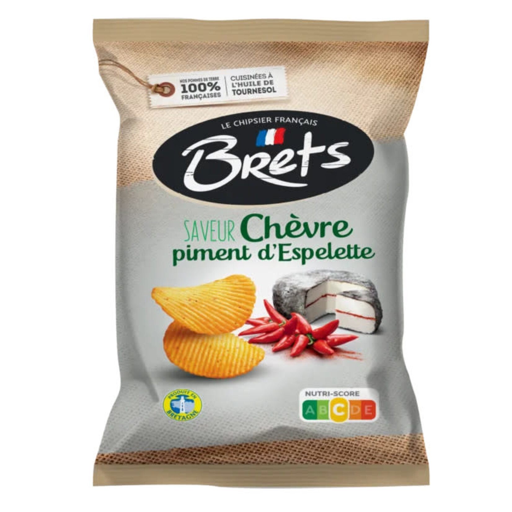 Brets Brets Potato chips  goat cheese & Espelette pepper