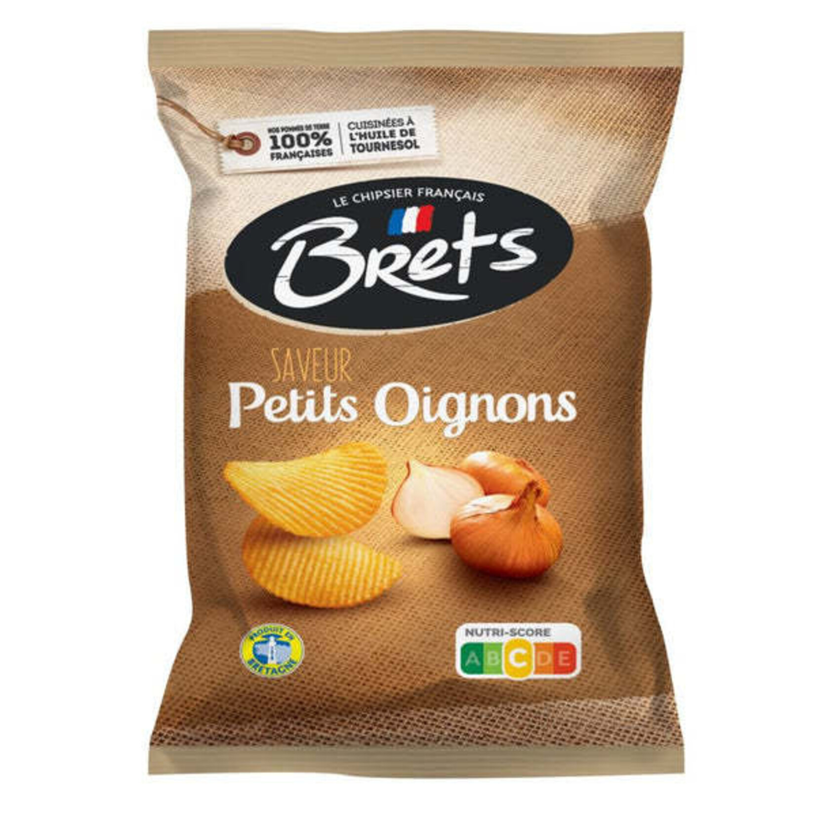Brets Brets Potato chips  petit onions (w/ cheese)