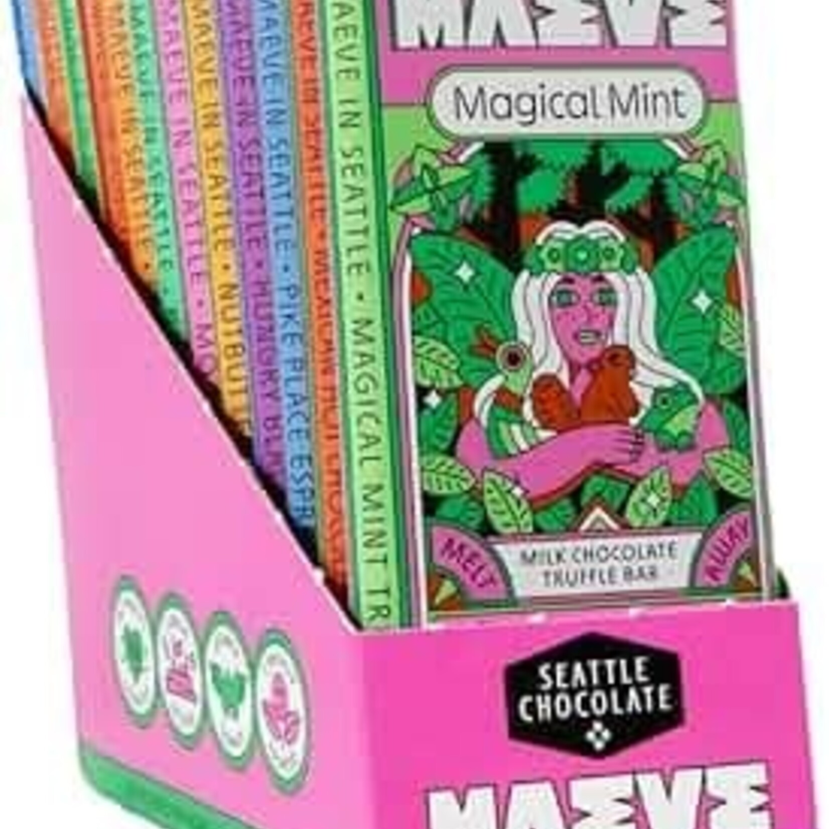 Seattle Chocolate Presents Maeve Happy Birthday Truffle Bar | Seattle Chocolate Presents Maeve