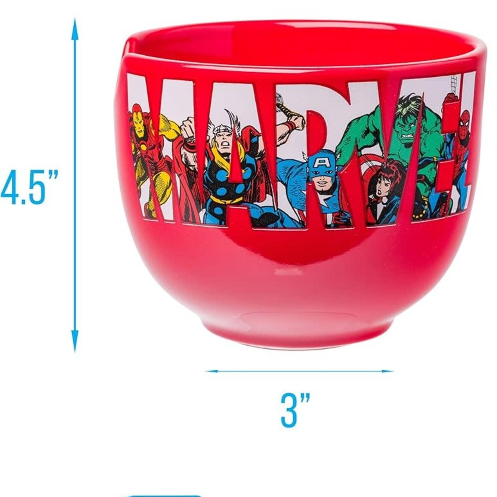 Marvel Comics Boxed 20oz. Ceramic Ramen Bowl with Chopsticks