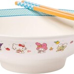Hello Kitty 30oz Ceramic Ramen Bowl with Chopsticks