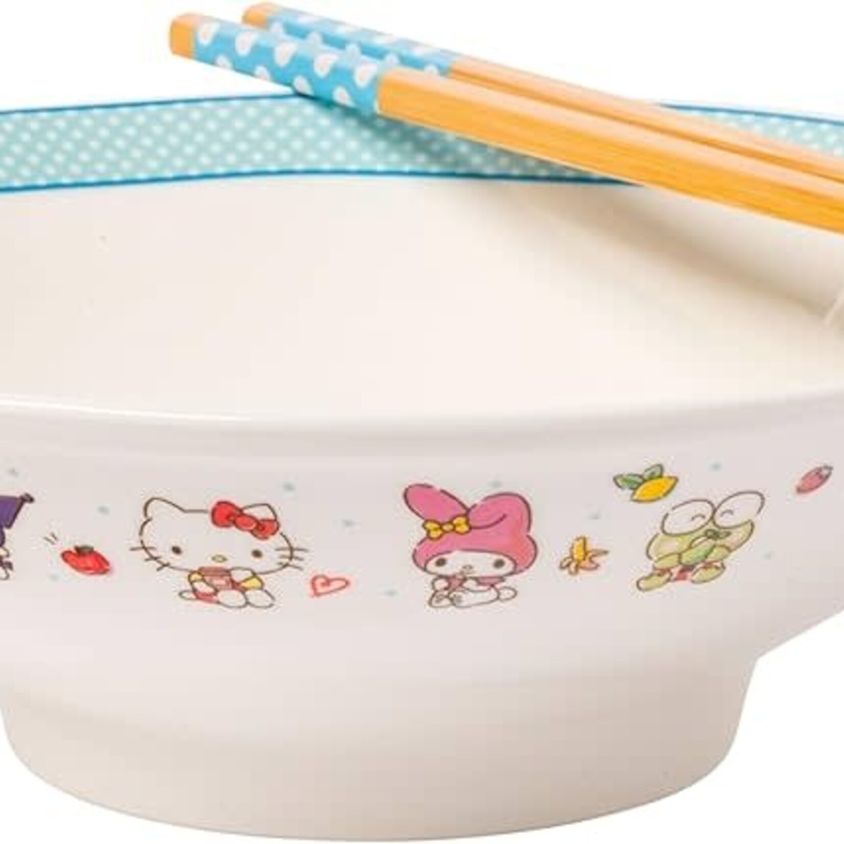 Hello Kitty 30oz Ceramic Ramen Bowl with Chopsticks