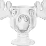 Christmas Vacation Moose Head Boxed 8oz Molded Glass Cup