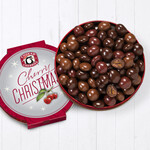 Chukar Cherry Company Holiday Cherry Quartet – Milk and Dark Chocolate