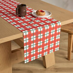 Geometry Yuletide Plaid Table Runner | Geometry