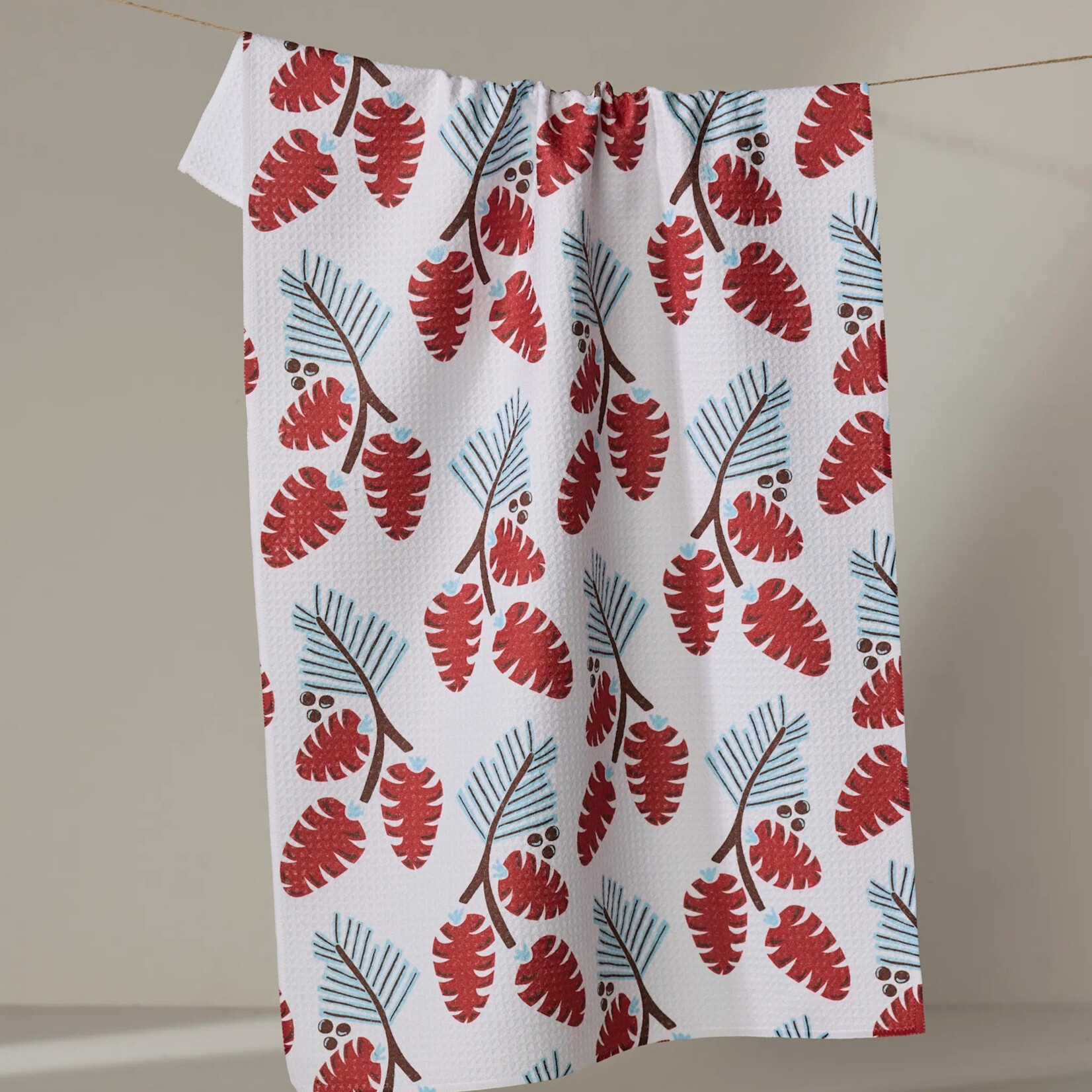 Geometry Winter Forage Tea Towel | Geometry