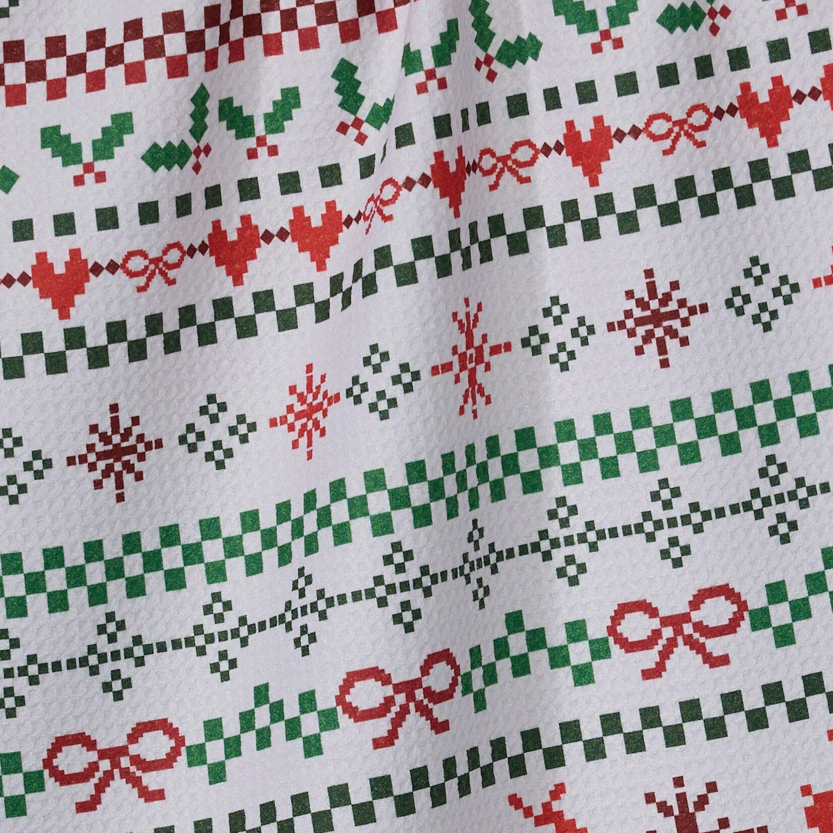 Geometry Ugly Sweater Day Tea Towel | Geometry