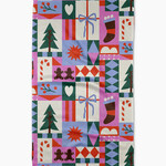 Geometry Festive Christmas Quilt Tea Towel | Geometry