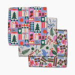 Geometry Festive Cheer Dishcloth Set | Geometry