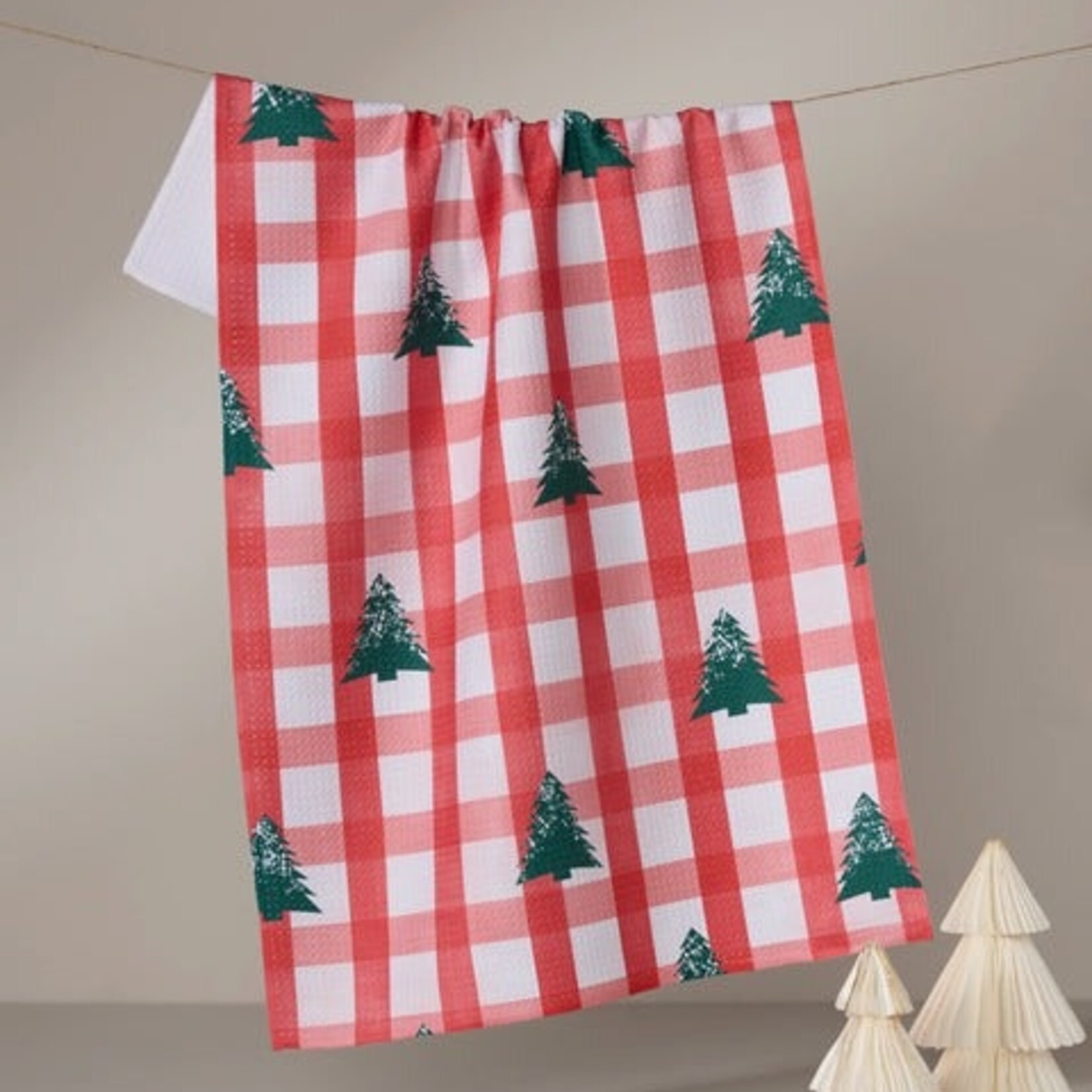 Geometry Christmas Pines Tea Towel | Geometry