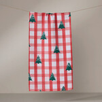 Geometry Christmas Pines Bar Towel | Geometry