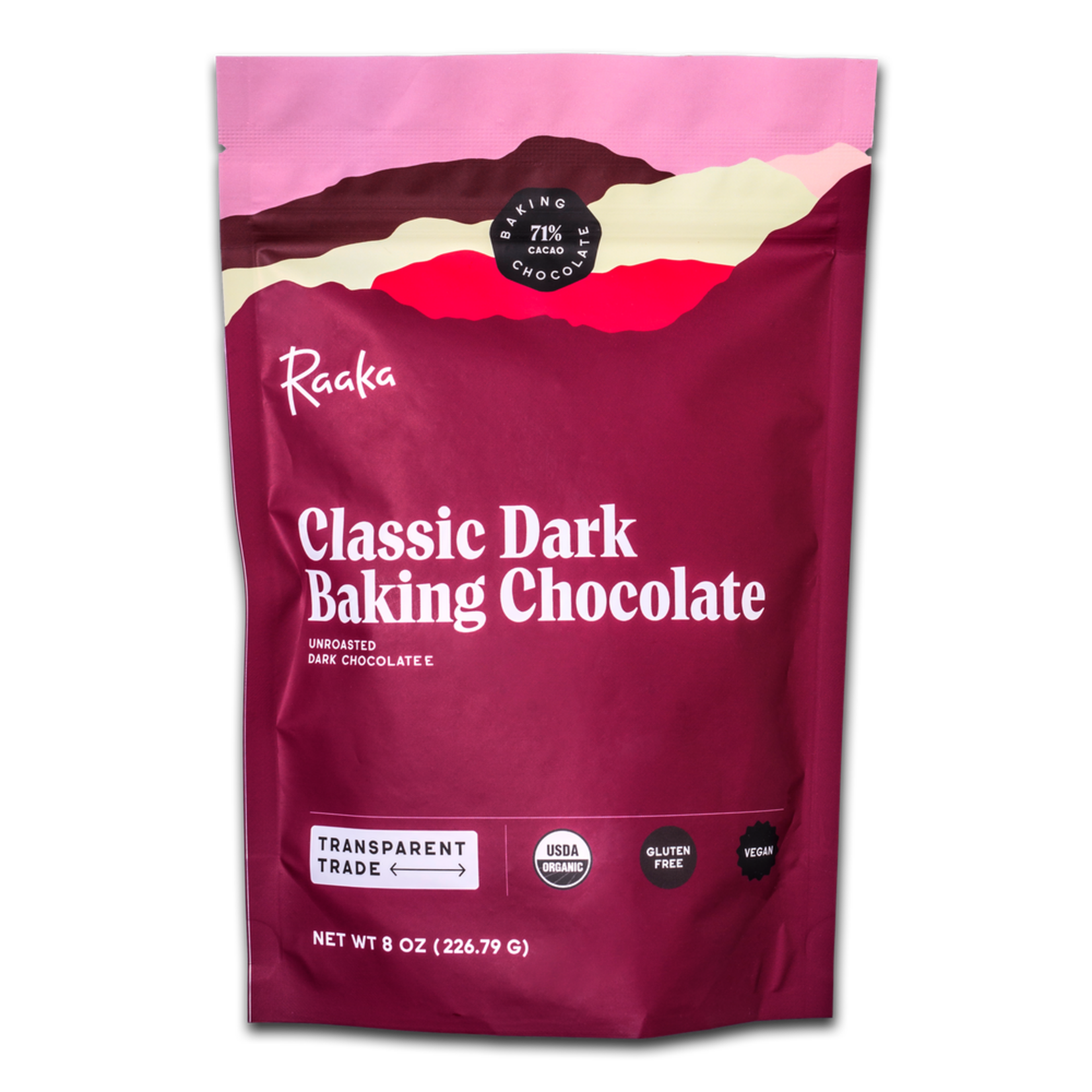 Raaka Chocolate 71% Classic Dark Baking Chocolate | RAAKA