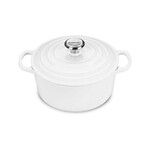Le Creuset Signature Round Dutch Oven - White, 4.5 qt. | Le Creuset