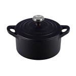 Le Creuset Mini Cocotte with Stainless Steel Knob - Licorice 1/3 qt. 1/3 qt. | Le Creuset