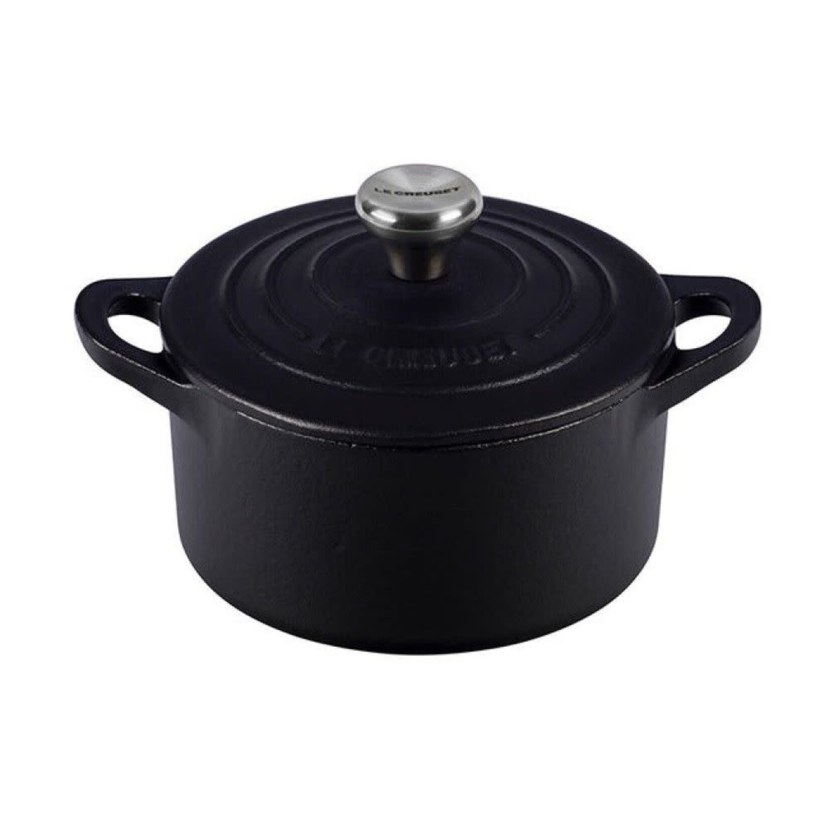 Le Creuset Mini Cocotte with Stainless Steel Knob - Licorice 1/3 qt. 1/3 qt. | Le Creuset