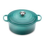 Le Creuset Signature Round Dutch Oven - Caribbean, 7.25 qt. | Le Creuset