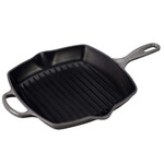 Le Creuset 10.25" Signature Square Skillet Grill - Oyster | Le Creuset