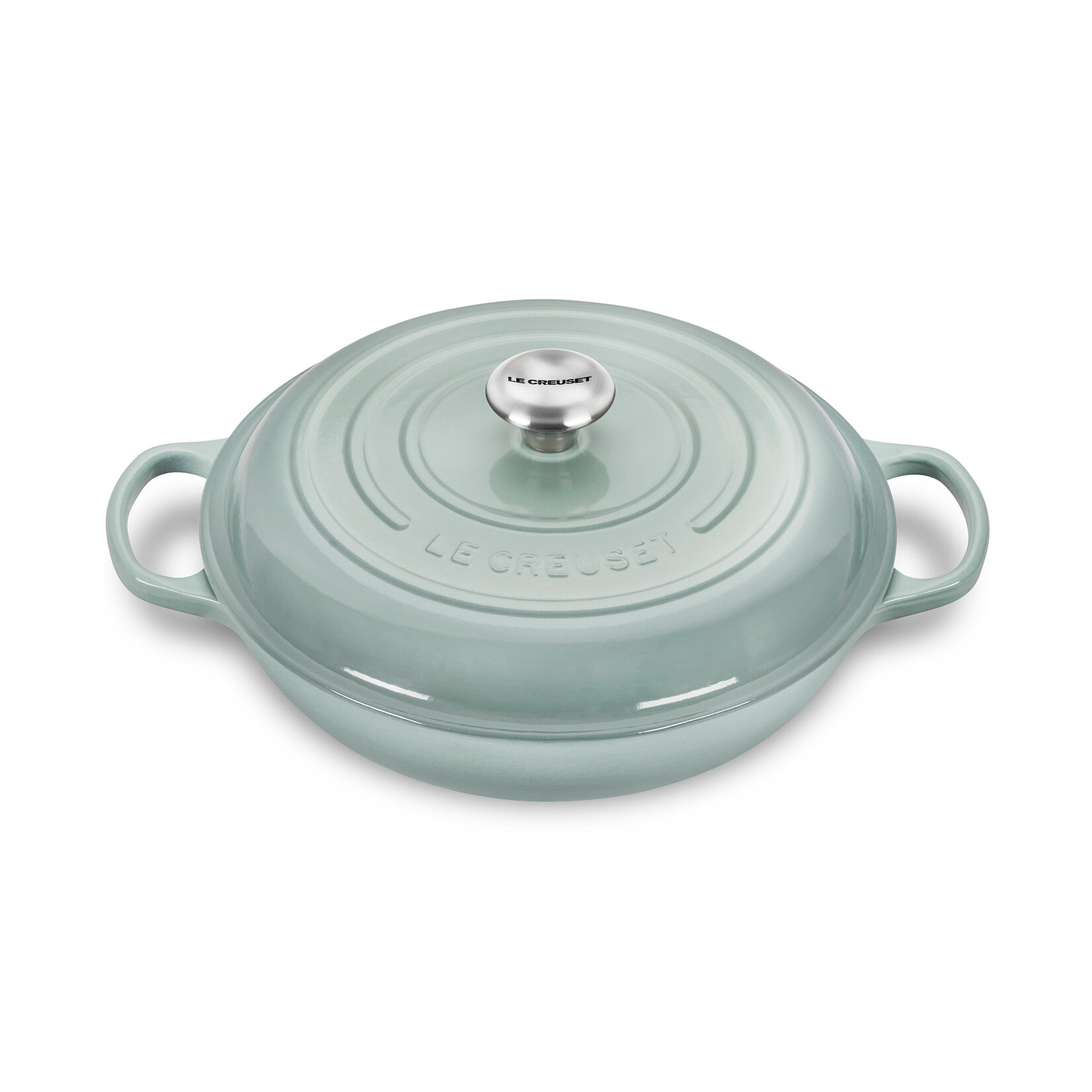 Le Creuset Signature Braiser - Sea Salt, 3.5 qt. | Le Creuset