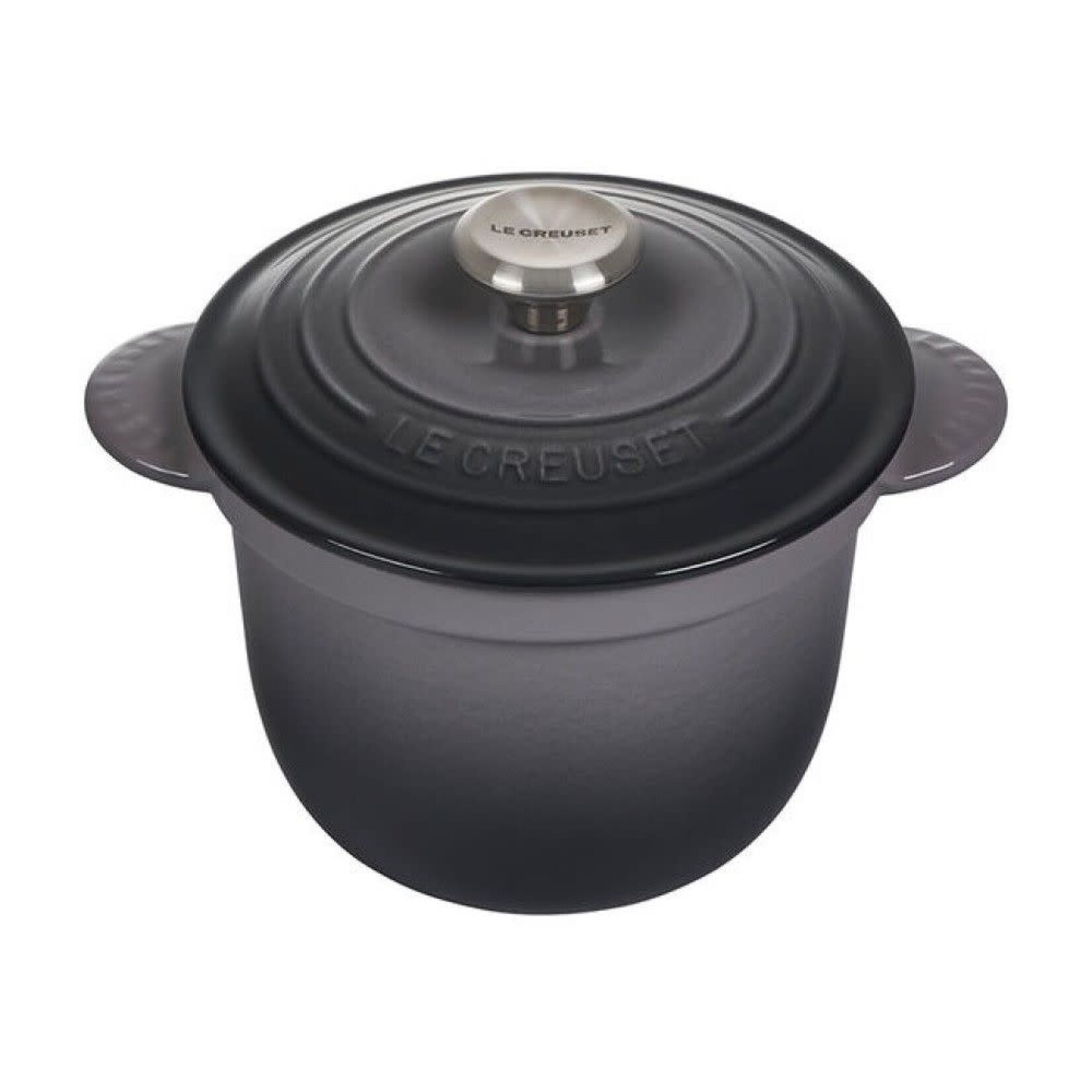 Le Creuset Rice Pot with SS Knob & Stoneware Insert - Oyster, 2.25 qt. | Le Creuset