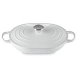 Le Creuset Signature Oval Casserole, White, 3.75 qt. | Le Creuset