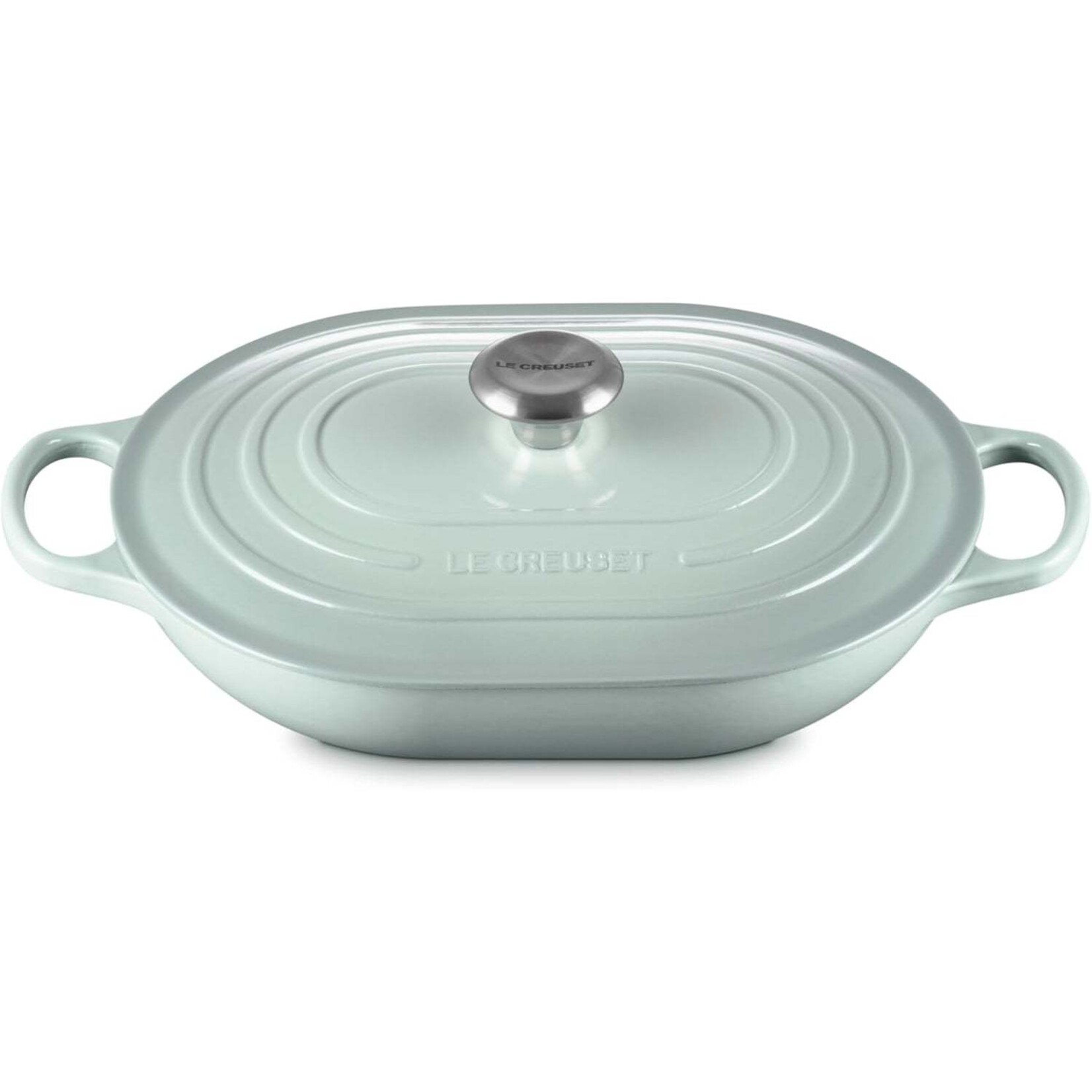 Le Creuset Signature Oval Casserole, Sea Salt, 3.75 qt. | Le Creuset