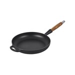 Le Creuset Signature Round Fry Pan 10.25 In Wood Handle Licorice, 10.25 in | Le Creuset