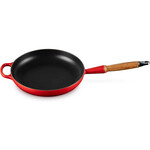 Le Creuset Signature Round Fry Pan 10.25 In Wood Handle Cerise, 10.25 in | Le Creuset