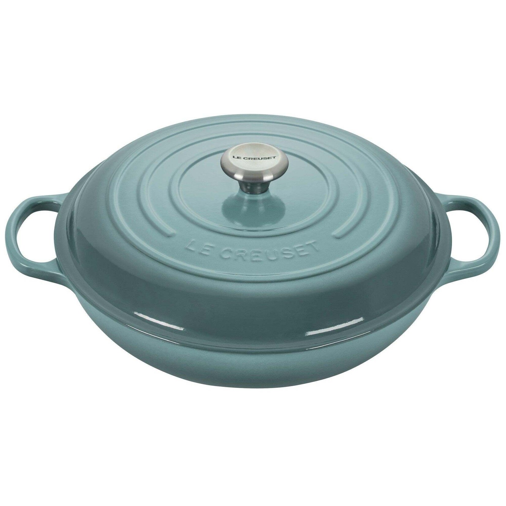 Le Creuset Signature Braiser - Sea Salt, 5 qt. | Le Creuset