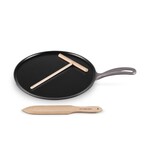 Le Creuset Traditional Round Crepe Pan - Oyster | Le Creuset