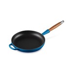 Le Creuset Signature Round Fry Pan 10.25 In Wood Handle Marseille, 10.25 in | Le Creuset