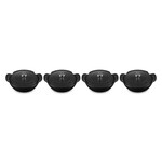 Le Creuset Set of 4  Mini Round Braiser 1/3 QT Matte Black Ss Knob | Le Creuset