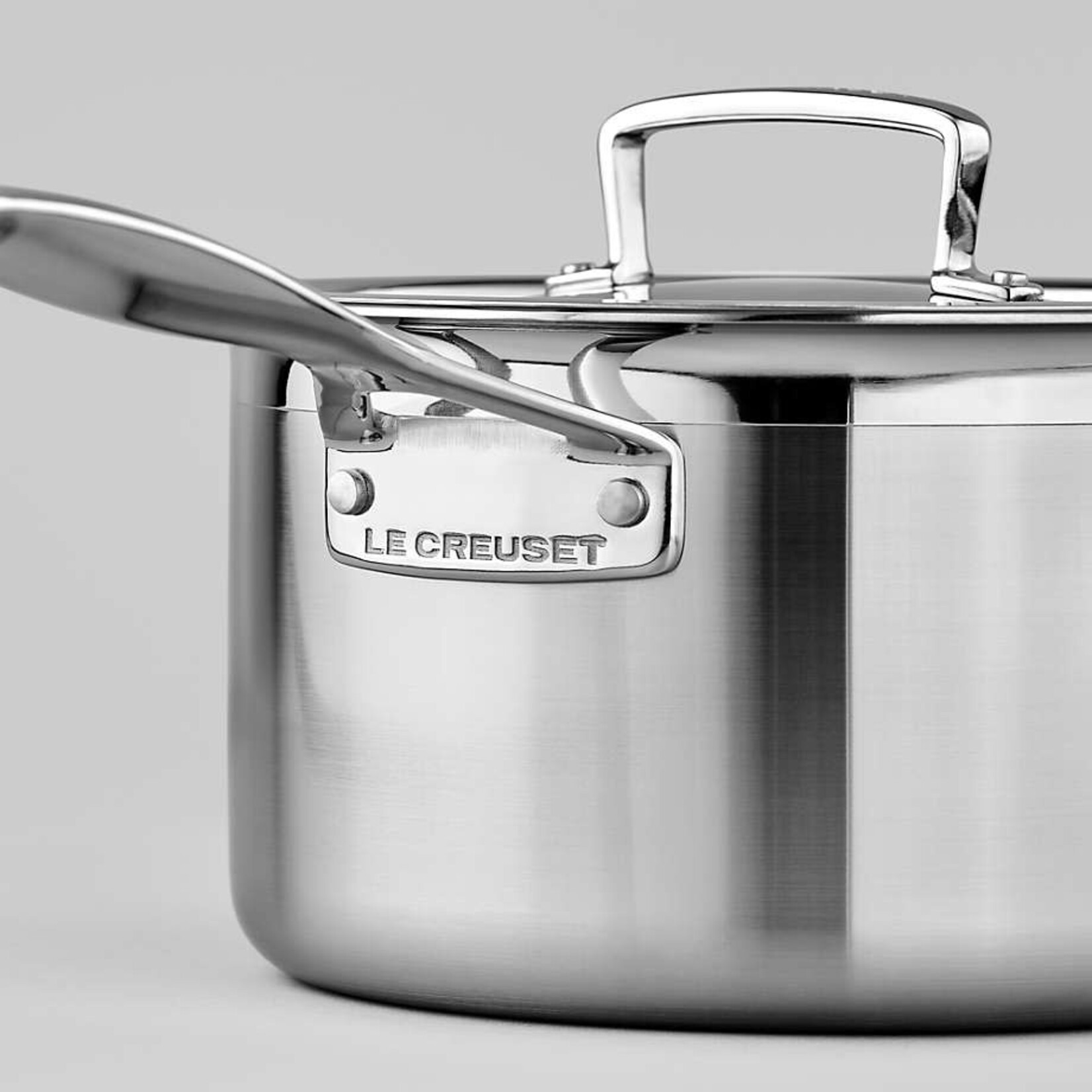 Le Creuset Classic Stainless Steel Saucepan, 3 qt. | Le Creuset