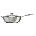 Le Creuset 3.5 qt. Saucier Pan with Lid & Helper Handle | Le Creuset