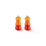 Le Creuset Petite Salt and Pepper Mill Set - Flame, 5" x 2" each | Le Creuset