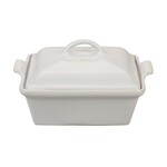 Le Creuset Heritage Covered Square Casserole - White, 2.5 qt. (9") | Le Creuset