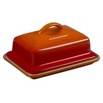 Le Creuset European Butter Dish - Flame, 6.75" x 5" x 3.5" | Le Creuset