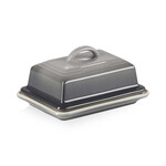 Le Creuset European Butter Dish - Oyster, 6.75" x 5" x 3.5" | Le Creuset