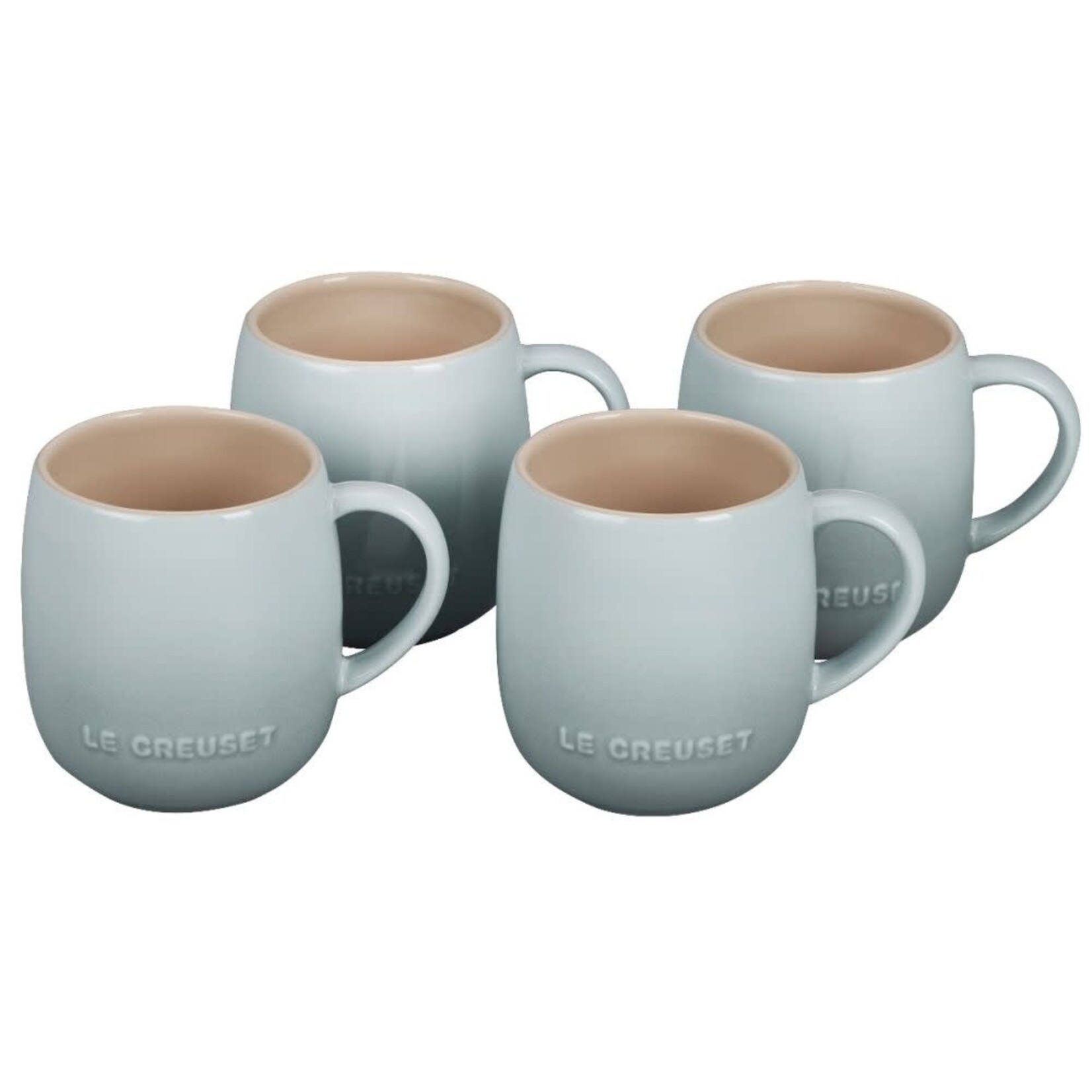 Le Creuset Set of 4 Heritage Mugs - Sea Salt - e-commerce only, 13 oz. / 380ml | Le Creuset
