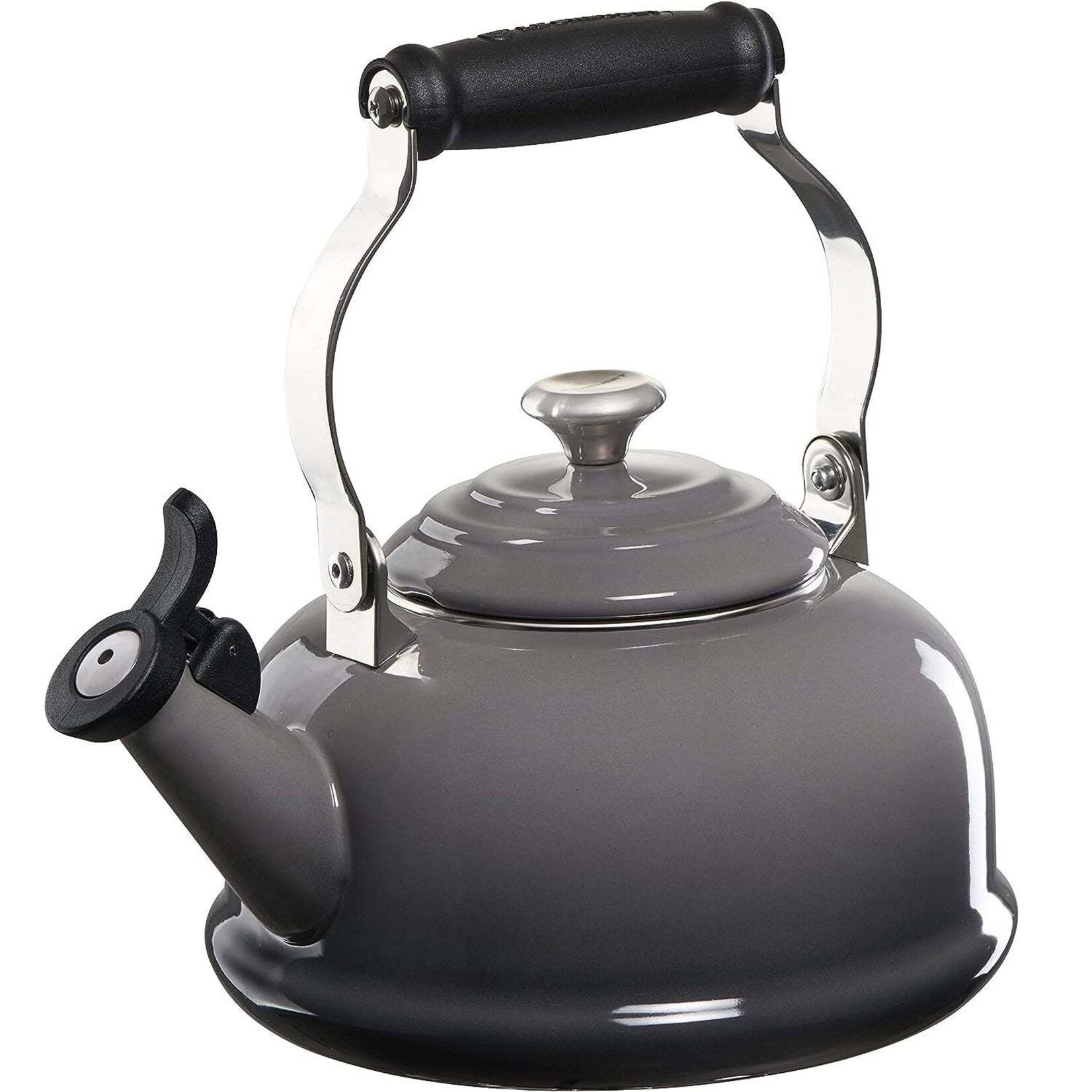 Le Creuset Whistling Kettle - Oyster w/ SS Knob, 1.7 qt. | Le Creuset