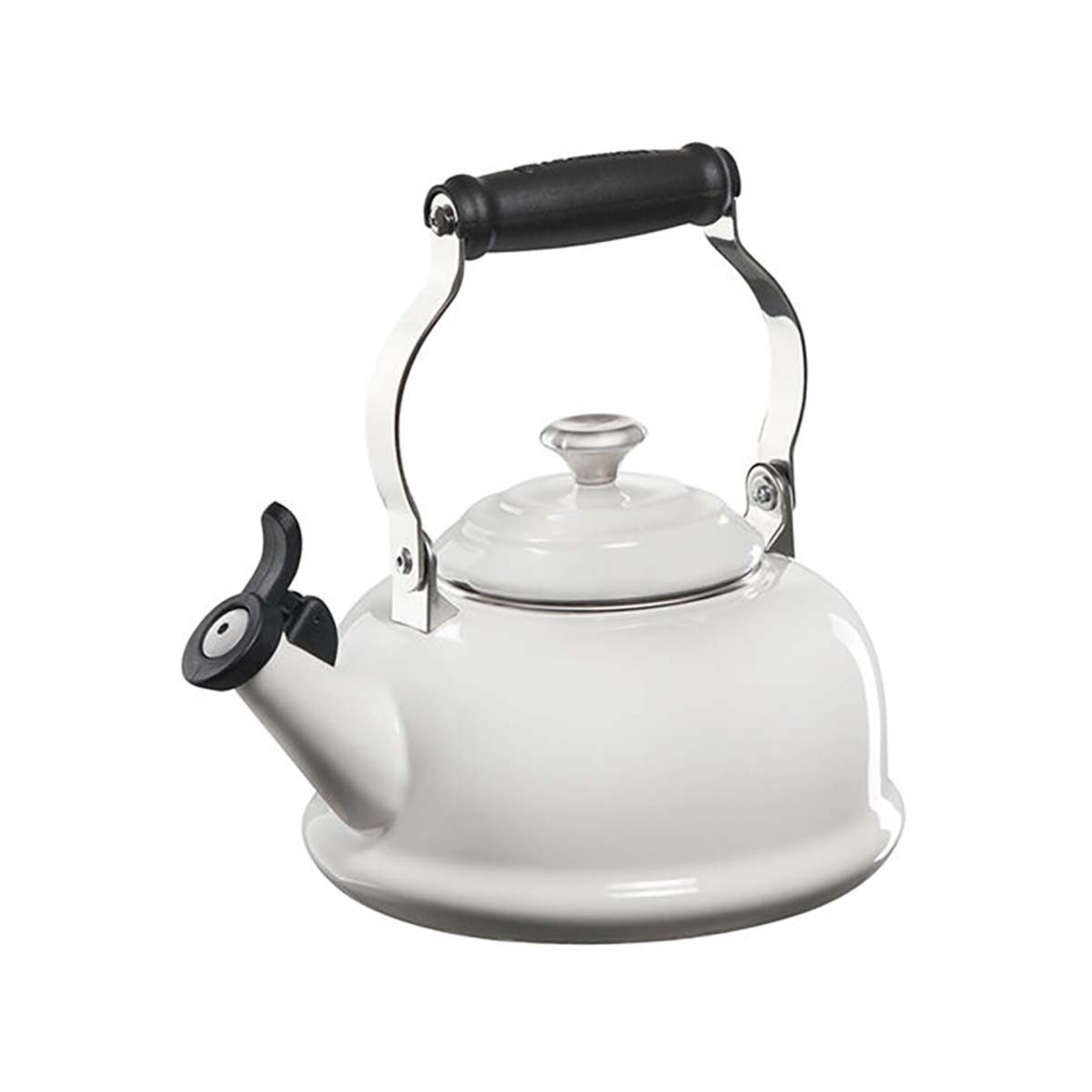 Le Creuset Whistling Kettle - White w/ SS Knob, 1.7 qt. | Le Creuset