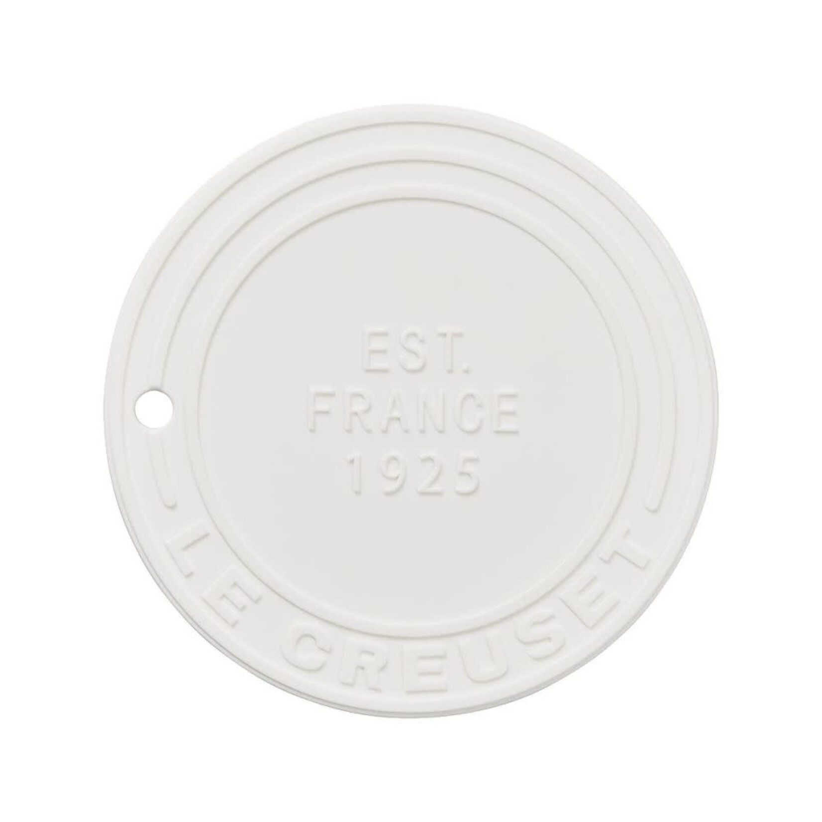 Le Creuset diameter Silicone Trivet (est. 1925) - White 8" | Le Creuset