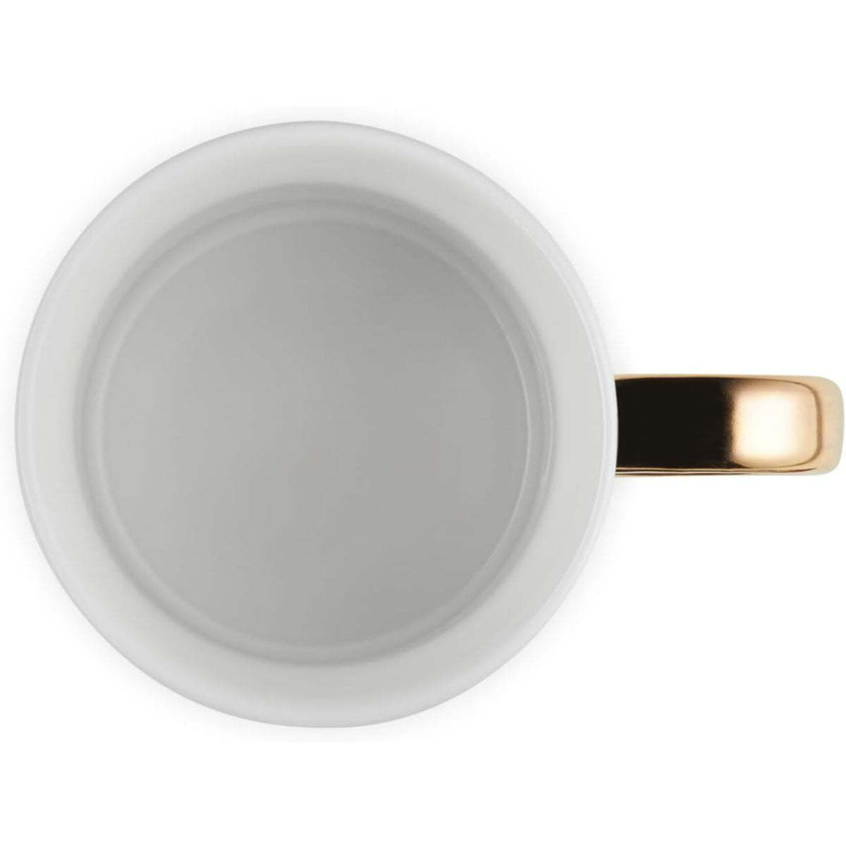 Le Creuset Mug with Gold Metallic Handle - White, 14 oz. | Le Creuset