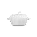 Le Creuset Figural Pumpkin Petite Cocotte - White, 12 oz. | Le Creuset
